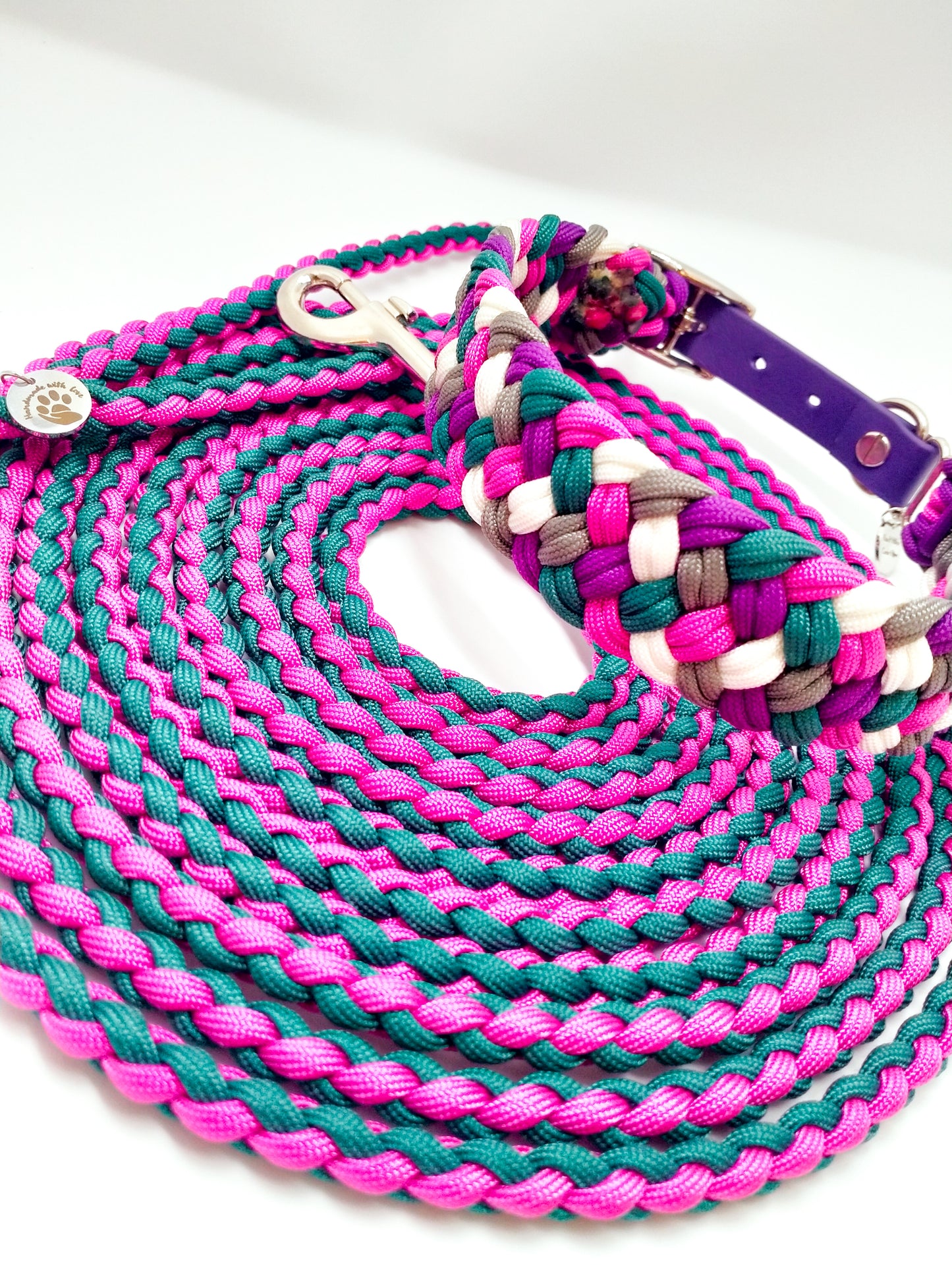 NOSEWORK Long Lead - 5m Kim & Milly's Cords 4 Paws Paracord Handmade Dog Accessories Customizable Made in Germany Shipping worldwide