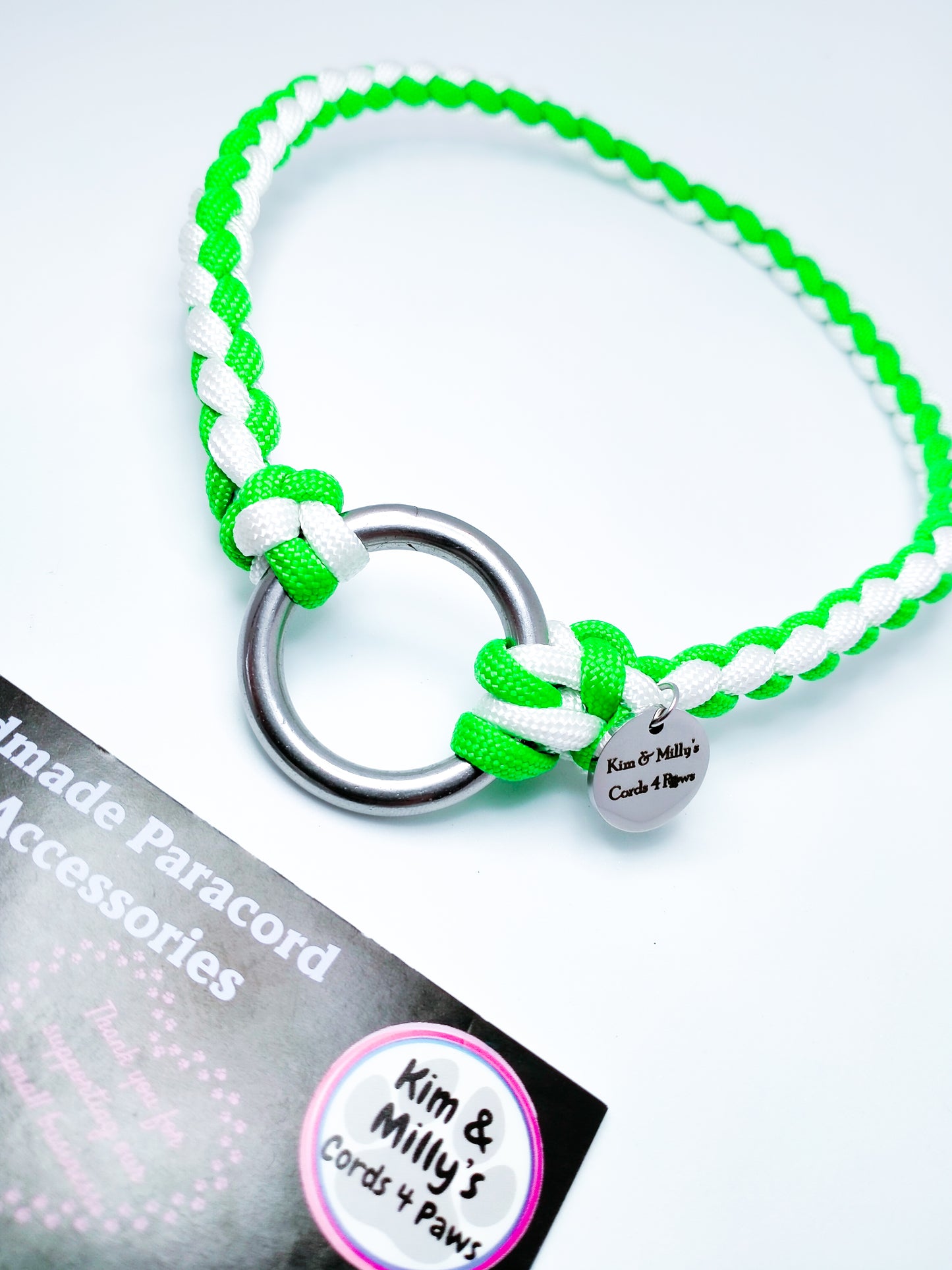 ID Collar / House Collar Kim & Milly's Cords 4 Paws Paracord Handmade Dog Accessories Customizable Made in Germany Shipping worldwide
