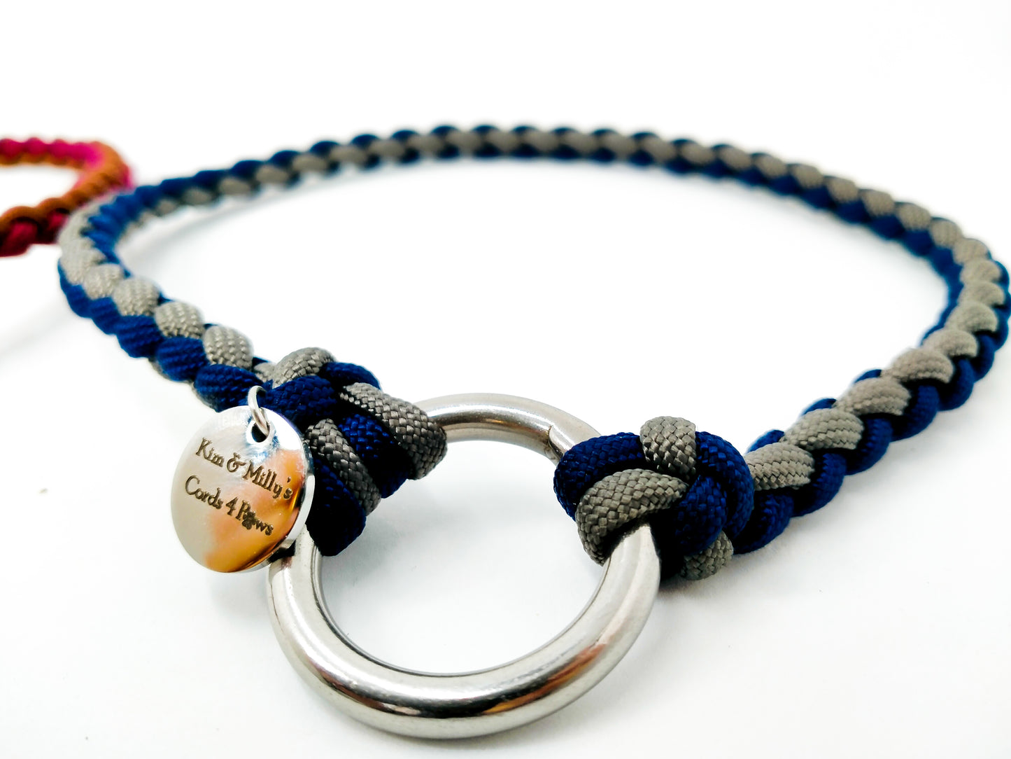 ID Collar / House Collar Kim & Milly's Cords 4 Paws Paracord Handmade Dog Accessories Customizable Made in Germany Shipping worldwide