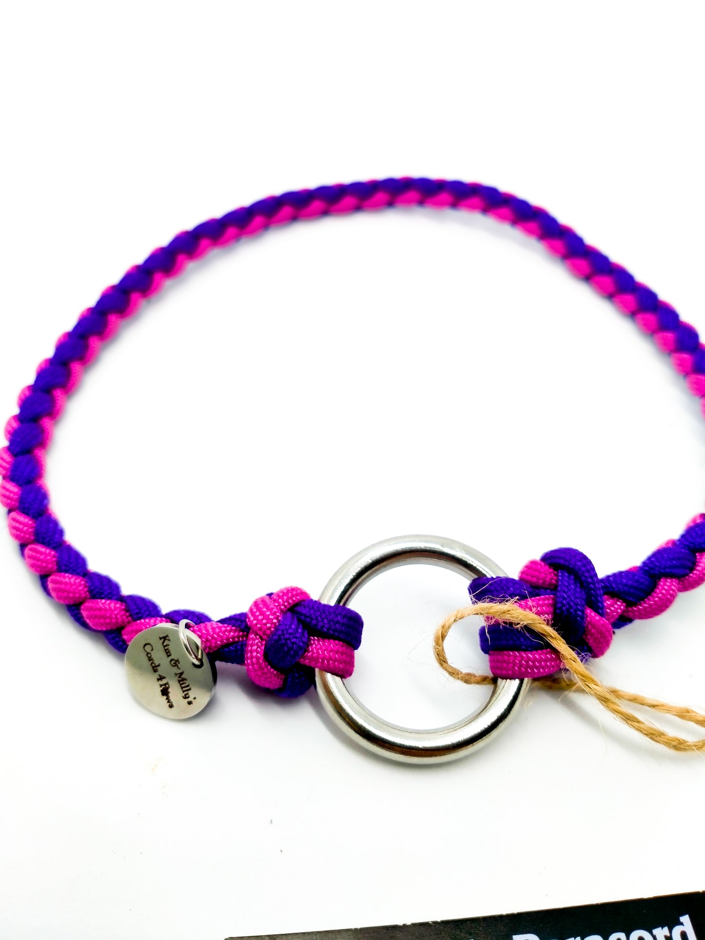 ID Collar / House Collar Kim & Milly's Cords 4 Paws Paracord Handmade Dog Accessories Customizable Made in Germany Shipping worldwide