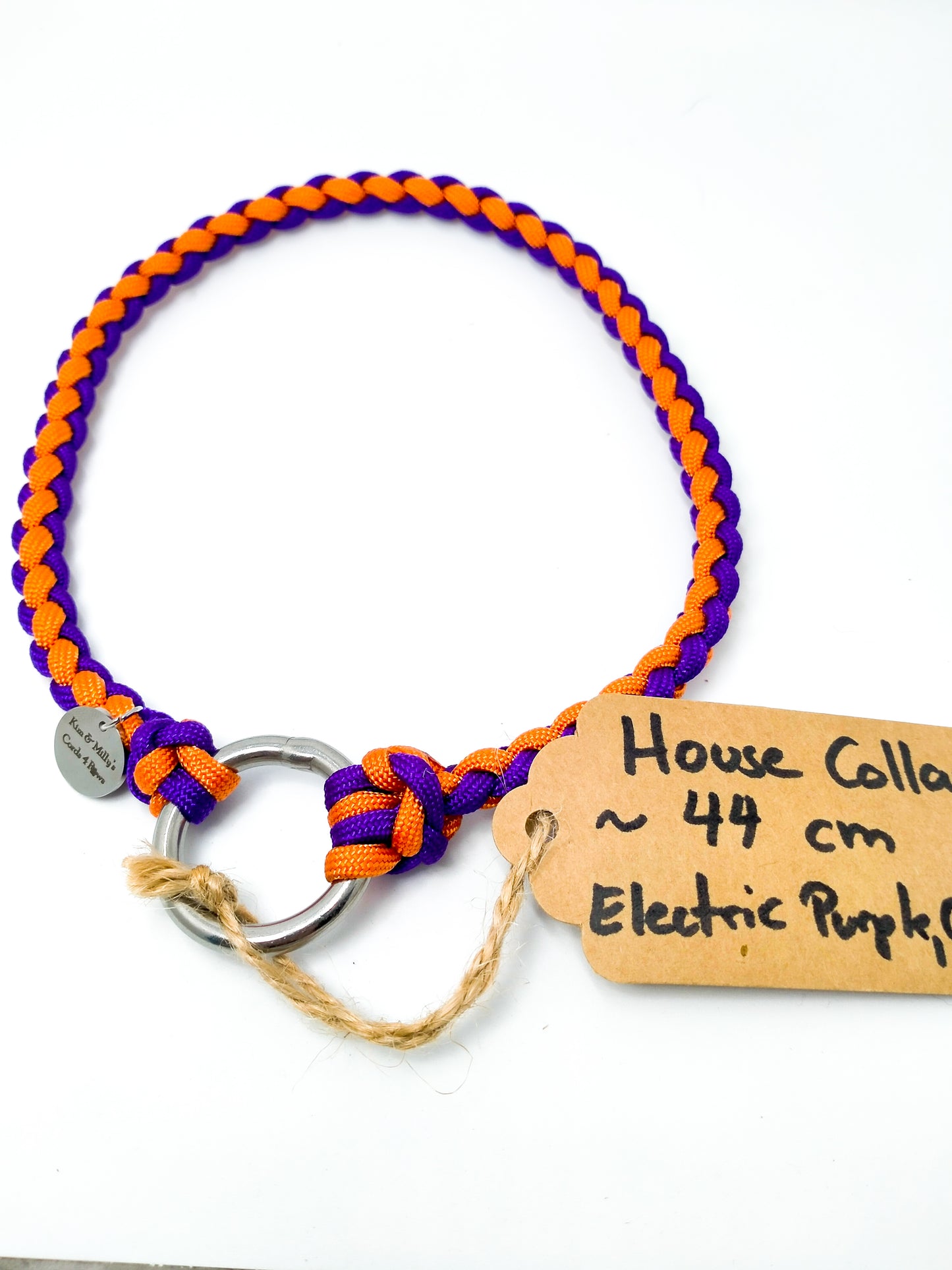 ID Collar / House Collar Kim & Milly's Cords 4 Paws Paracord Handmade Dog Accessories Customizable Made in Germany Shipping worldwide