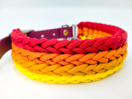 Dog Collar - "Kim's River Bar" Kim & Milly's Cords 4 Paws Paracord Handmade Dog Accessories Customizable Made in Germany Shipping worldwide