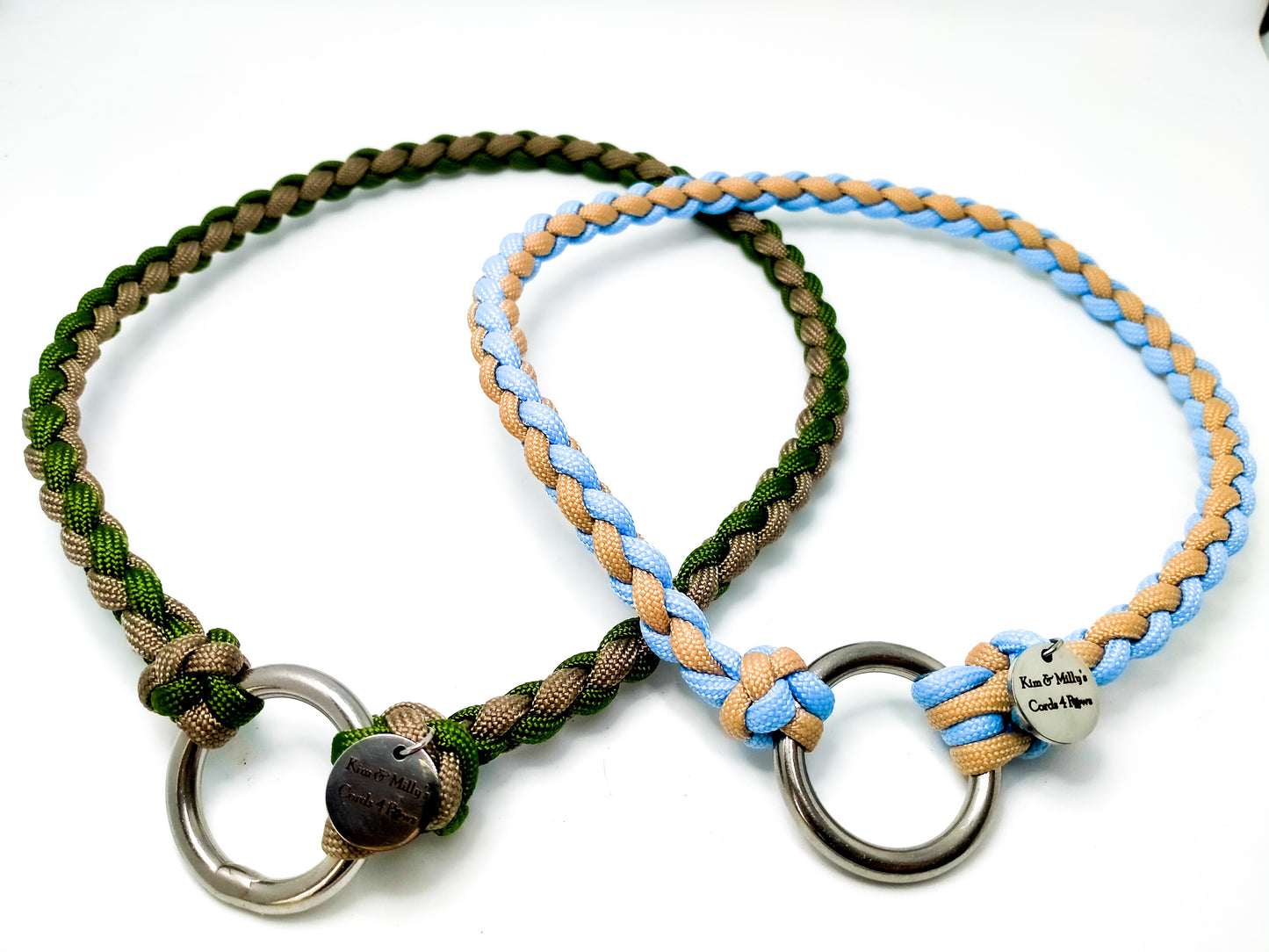 ID Collar / House Collar Kim & Milly's Cords 4 Paws Paracord Handmade Dog Accessories Customizable Made in Germany Shipping worldwide