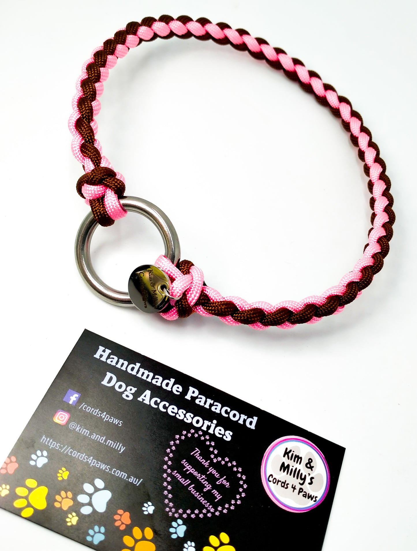 ID Collar / House Collar Kim & Milly's Cords 4 Paws Paracord Handmade Dog Accessories Customizable Made in Germany Shipping worldwide