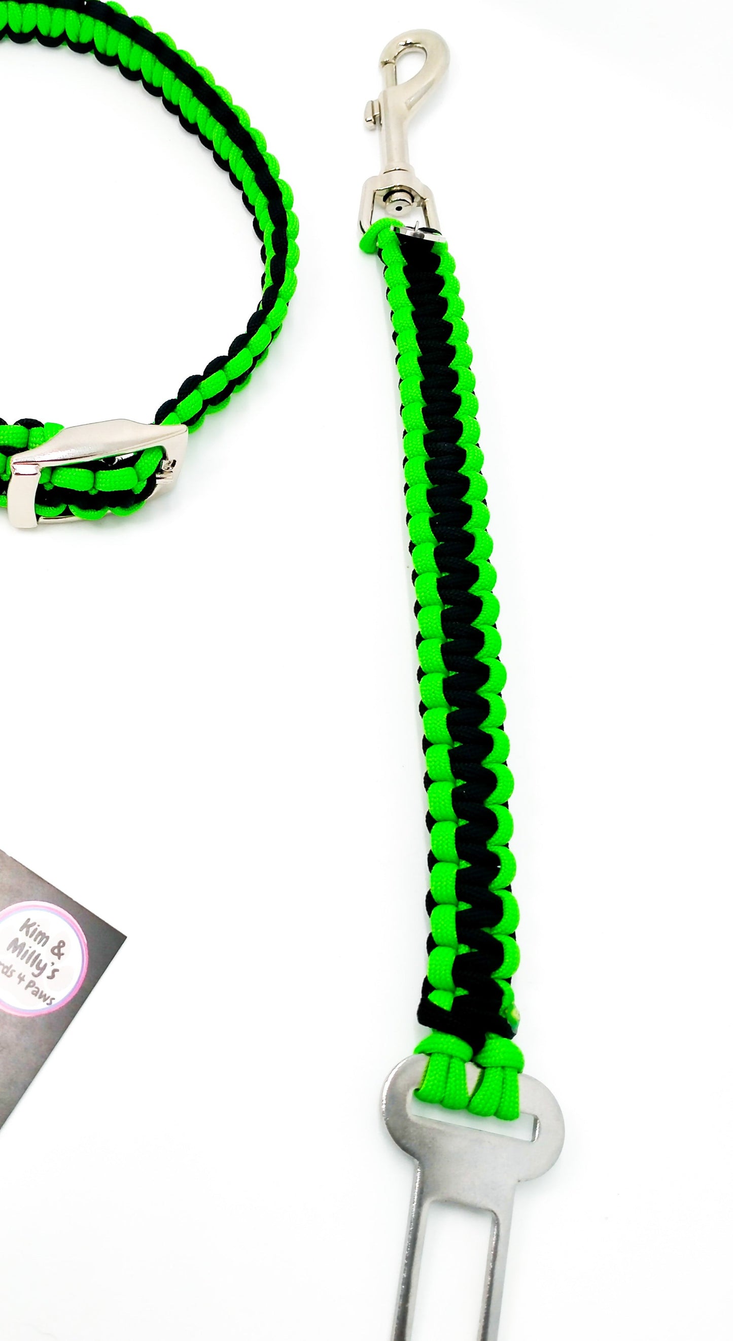 Pet Seat Belt - "Cobra" cords4paws Paracord Handmade Dog Accessories Customizable Made in Germany Shipping worldwide