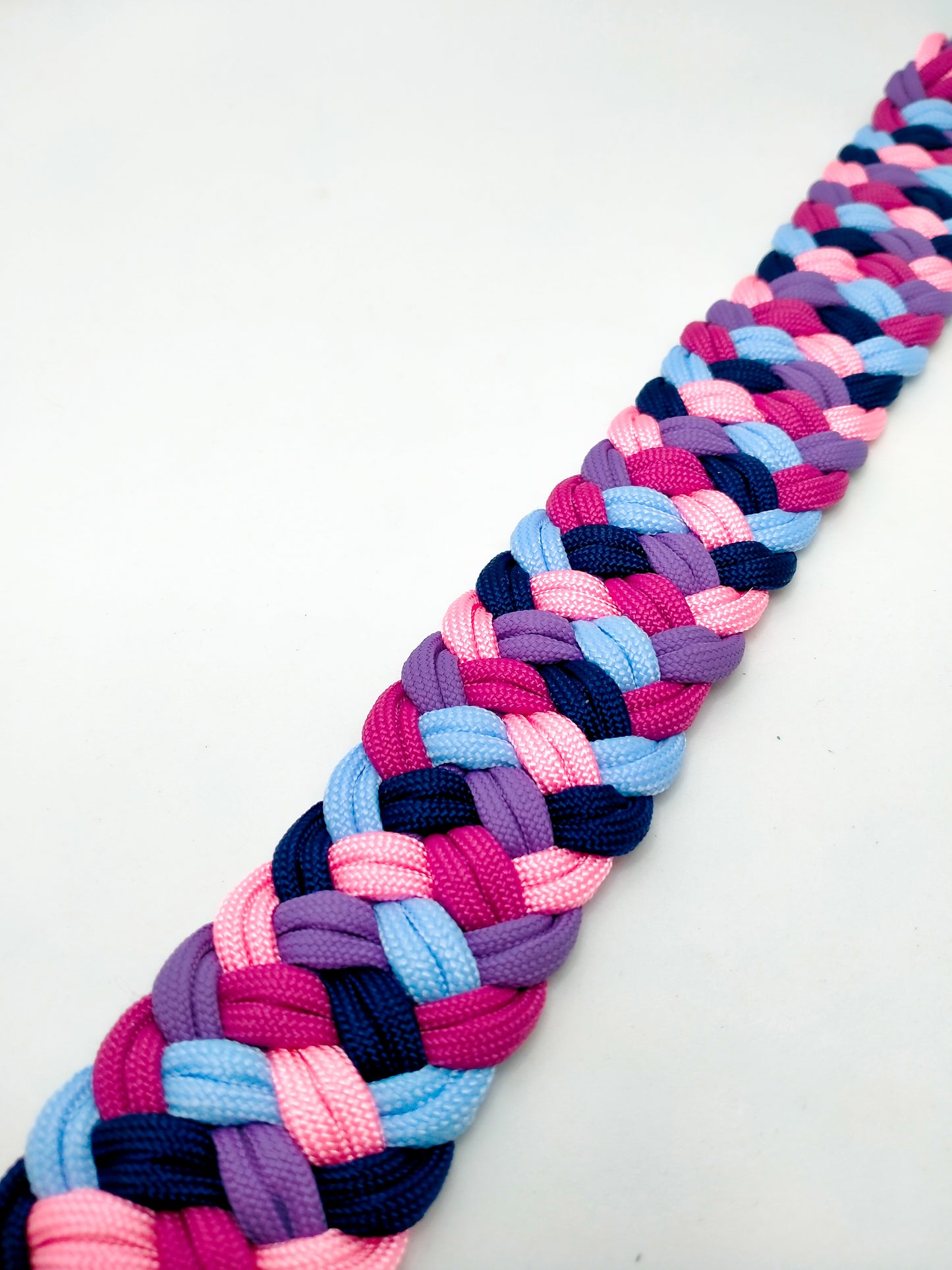 Dog Collar - Milly's Rainbow cords4paws Paracord Handmade Dog Accessories Customizable Made in Germany Shipping worldwide