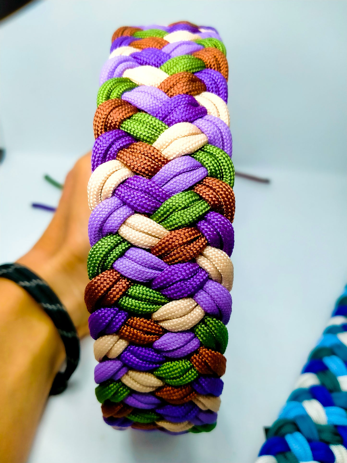 Dog Collar - Milly's Rainbow cords4paws Paracord Handmade Dog Accessories Customizable Made in Germany Shipping worldwide