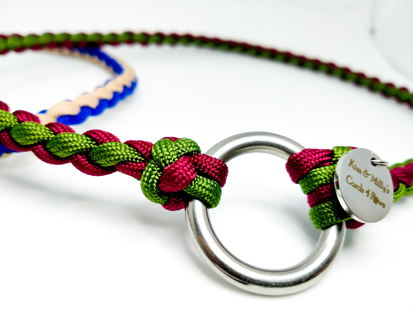 ID Collar / House Collar Kim & Milly's Cords 4 Paws Paracord Handmade Dog Accessories Customizable Made in Germany Shipping worldwide