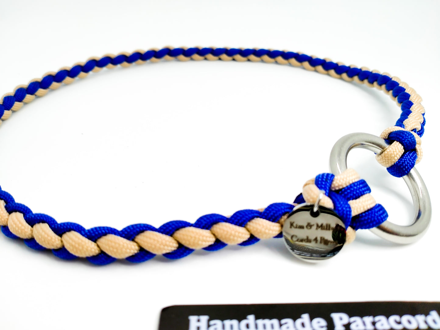 ID Collar / House Collar Kim & Milly's Cords 4 Paws Paracord Handmade Dog Accessories Customizable Made in Germany Shipping worldwide