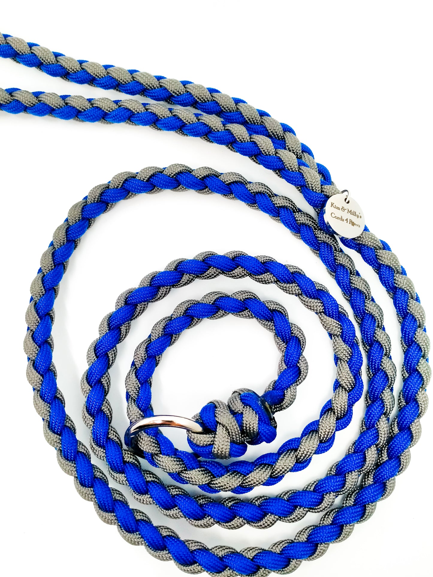 Groomer's Slip Lead - 4 Strand Round Braid cords4paws Paracord Handmade Dog Accessories Customizable Made in Germany Shipping worldwide