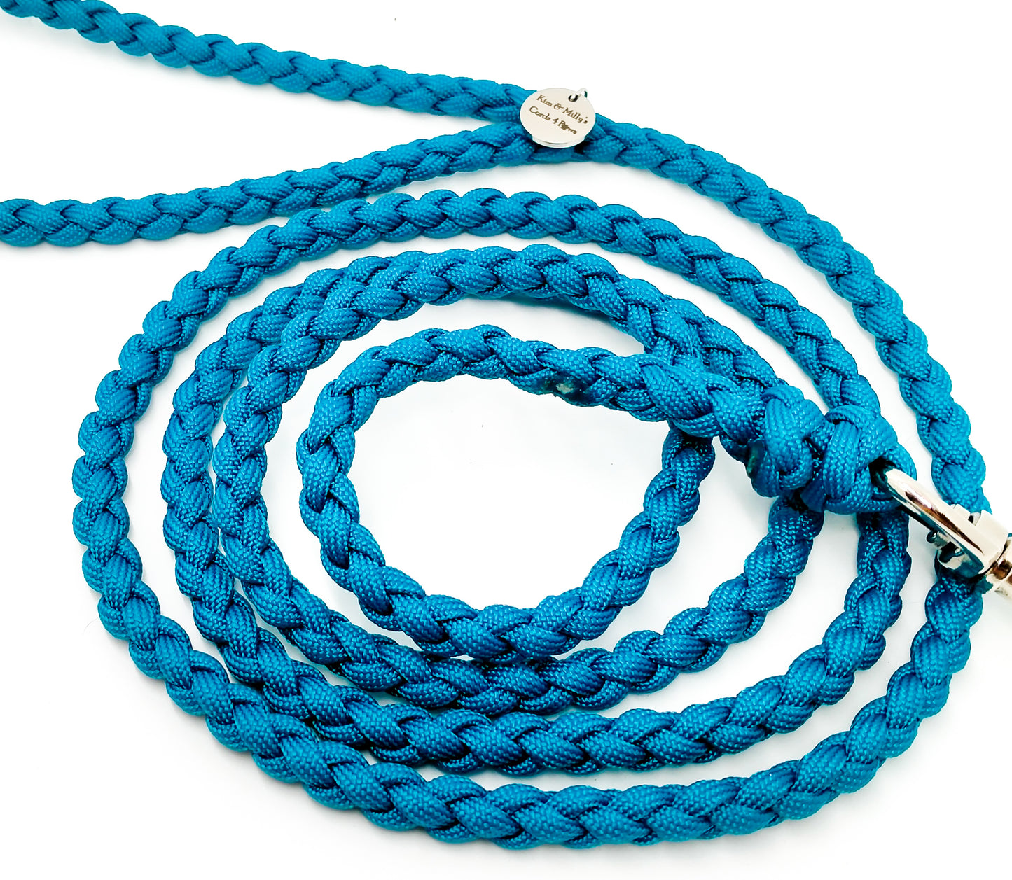 Dog Lead - 4 Strand Round Braid cords4paws Paracord Handmade Dog Accessories Customizable Made in Germany Shipping worldwide