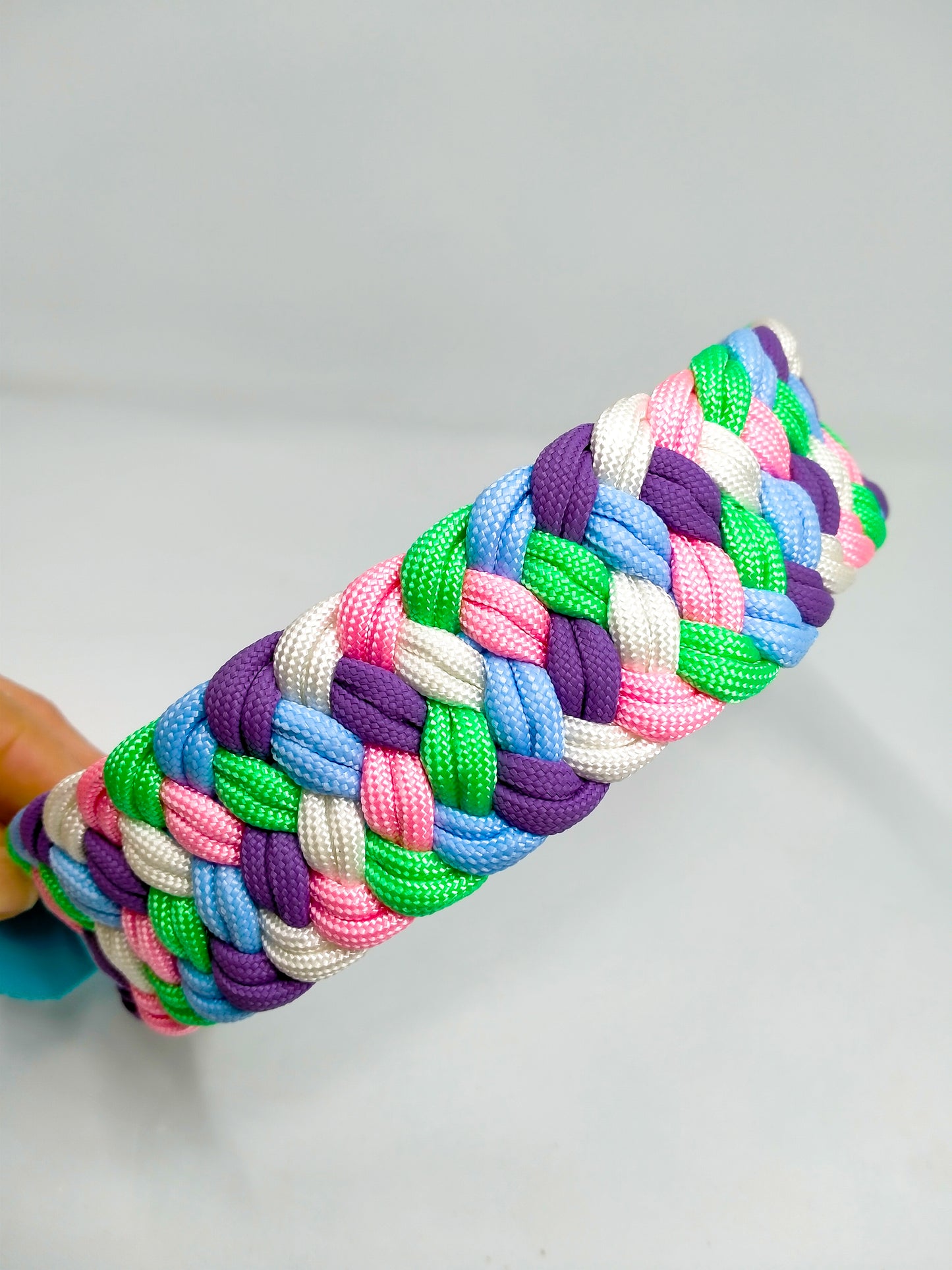 Dog Collar - Milly's Rainbow cords4paws Paracord Handmade Dog Accessories Customizable Made in Germany Shipping worldwide