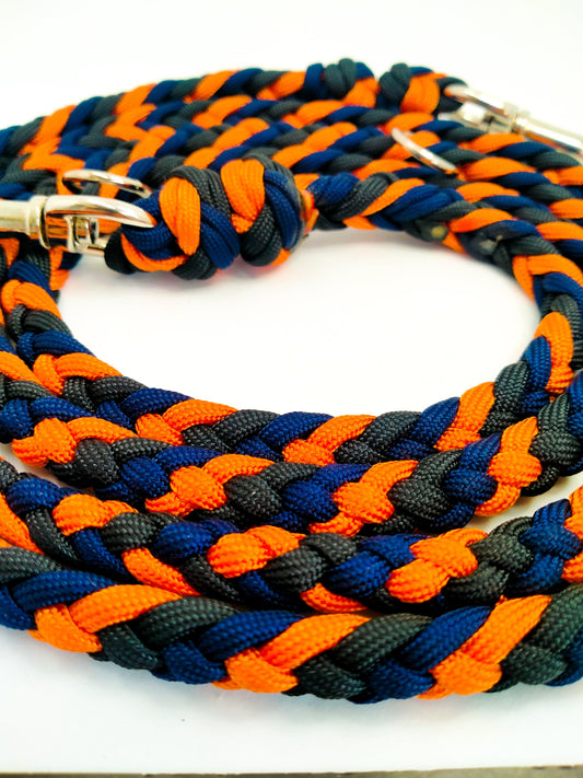 Adjustable Lead - 6 Strand Half Round Braid cords4paws Paracord Handmade Dog Accessories Customizable Made in Germany Shipping worldwide