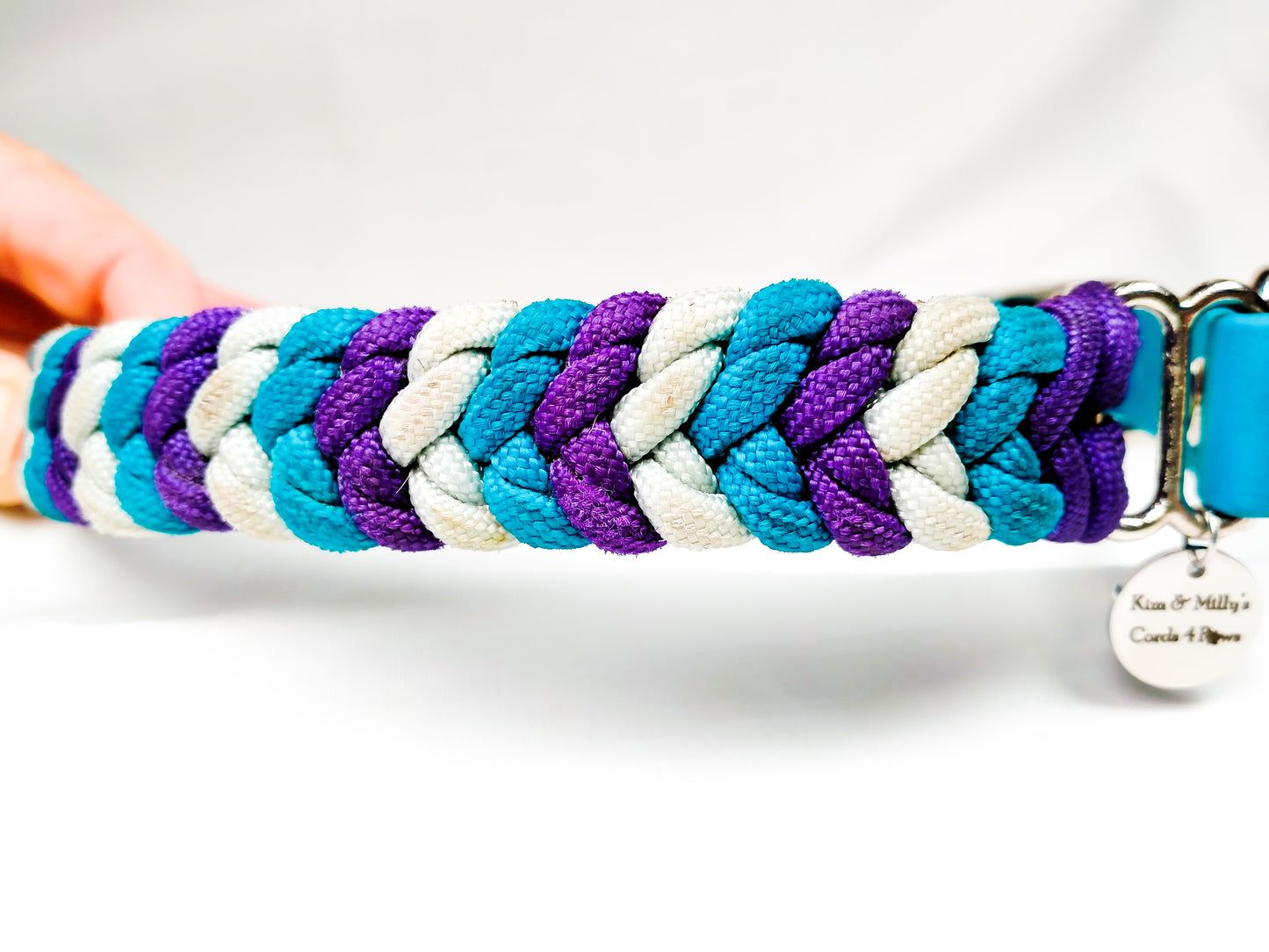 Dog Collar - "Ty Ty's Dream" Kim & Milly's Cords 4 Paws Paracord Handmade Dog Accessories Customizable Made in Germany Shipping worldwide