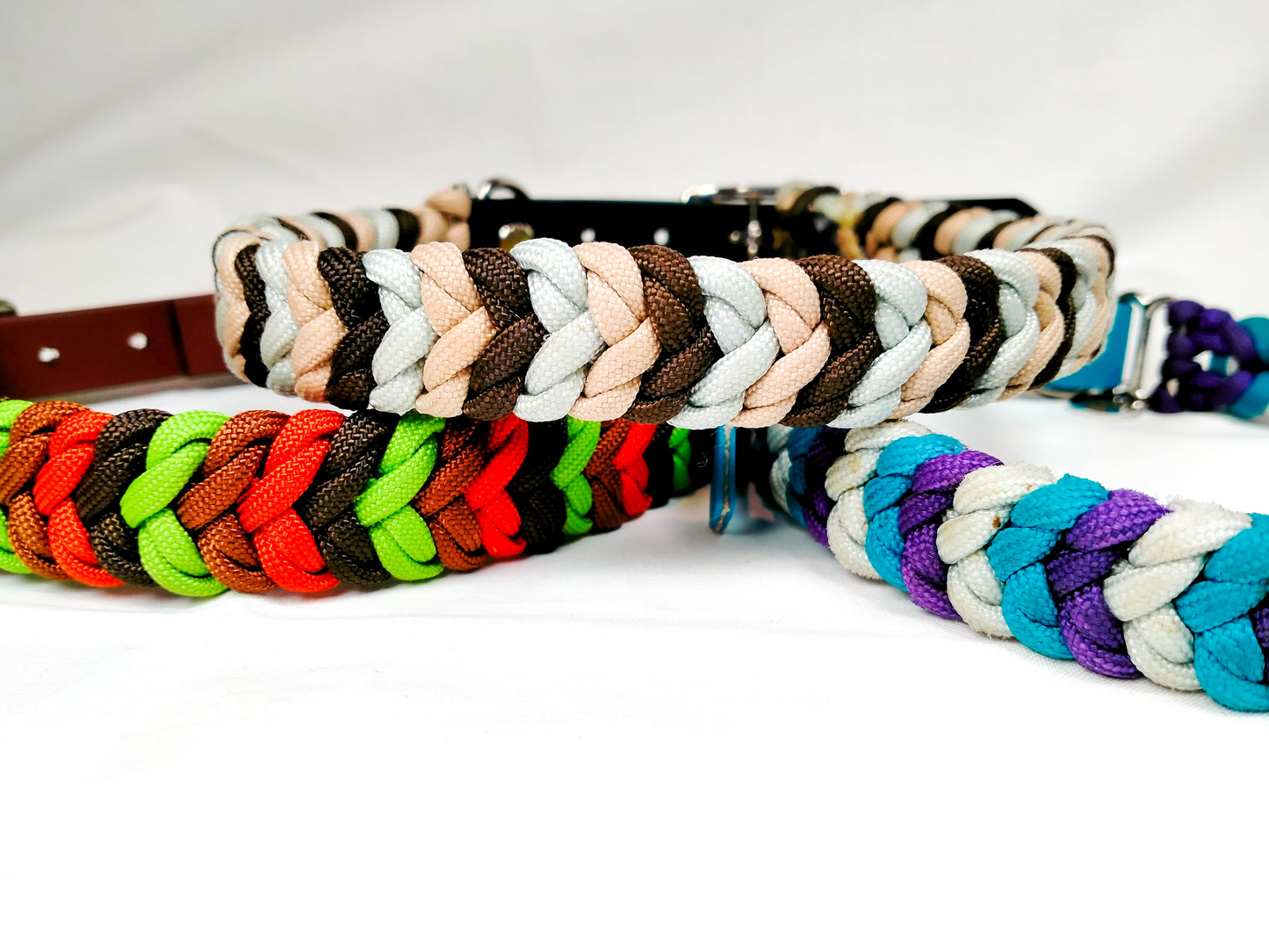 Dog Collar - "Ty Ty's Dream" Kim & Milly's Cords 4 Paws Paracord Handmade Dog Accessories Customizable Made in Germany Shipping worldwide
