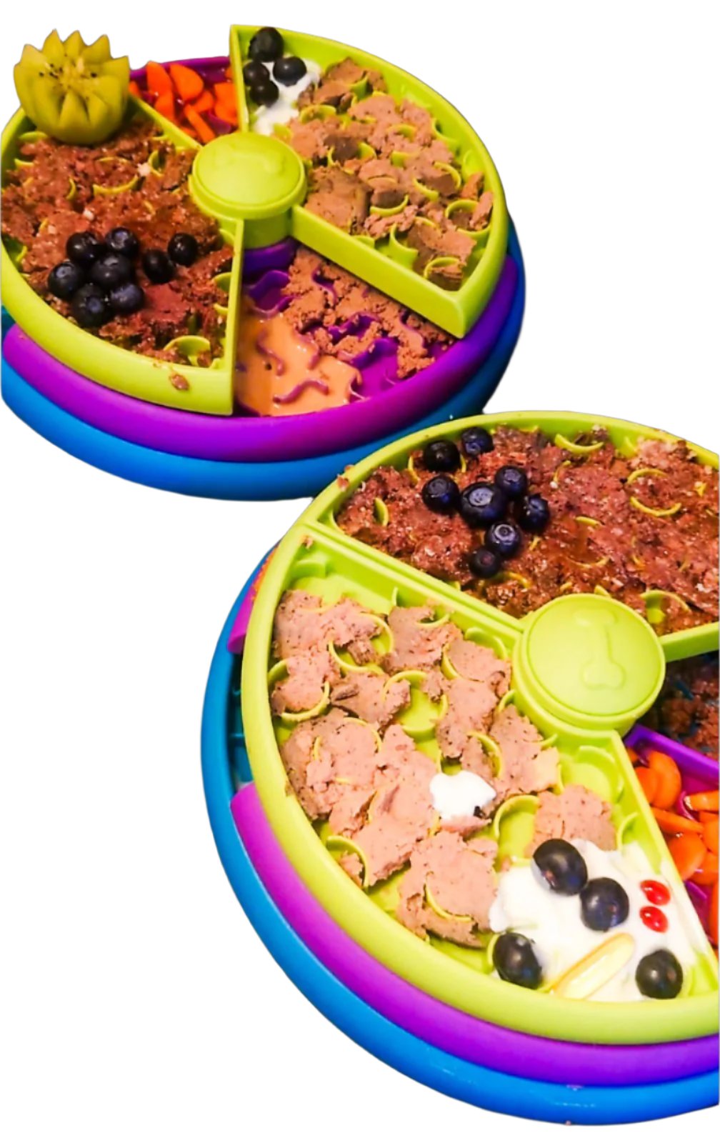 Spin ‘N’ Snack Puzzle Bowl Kim & Milly's Cords 4 Paws Paracord Handmade Dog Accessories Customizable Made in Germany Shipping worldwide