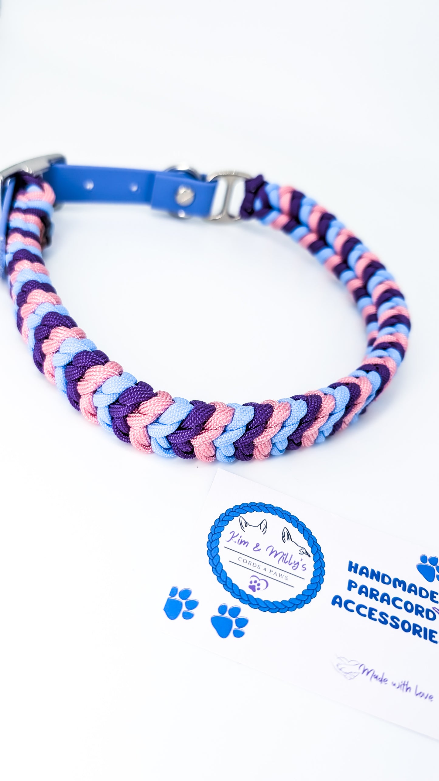 Pre Made: Ty Ty's Dream Collar, 41-50cm Kim & Milly's Cords 4 Paws Paracord Handmade Dog Accessories Customizable Made in Germany Shipping worldwide