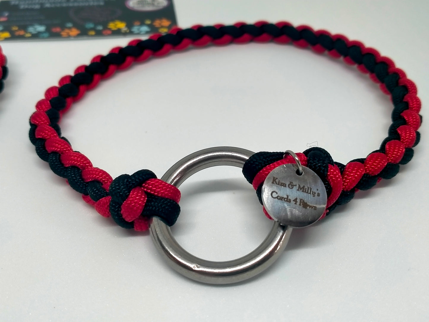 ID Collar / House Collar Kim & Milly's Cords 4 Paws Paracord Handmade Dog Accessories Customizable Made in Germany Shipping worldwide