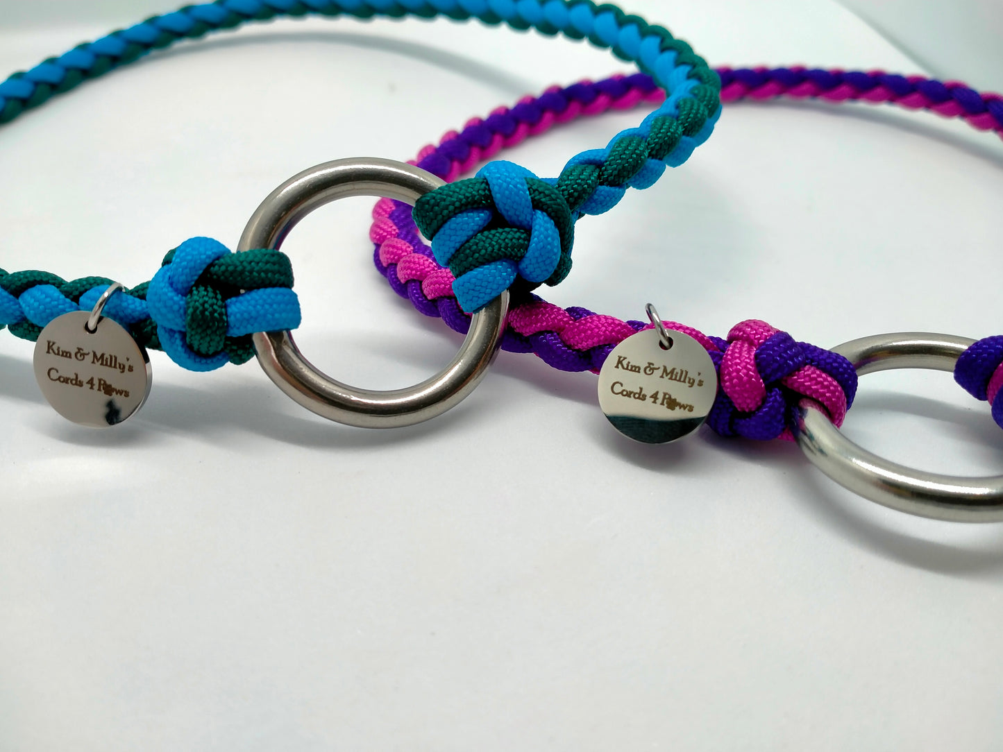 ID Collar / House Collar Kim & Milly's Cords 4 Paws Paracord Handmade Dog Accessories Customizable Made in Germany Shipping worldwide