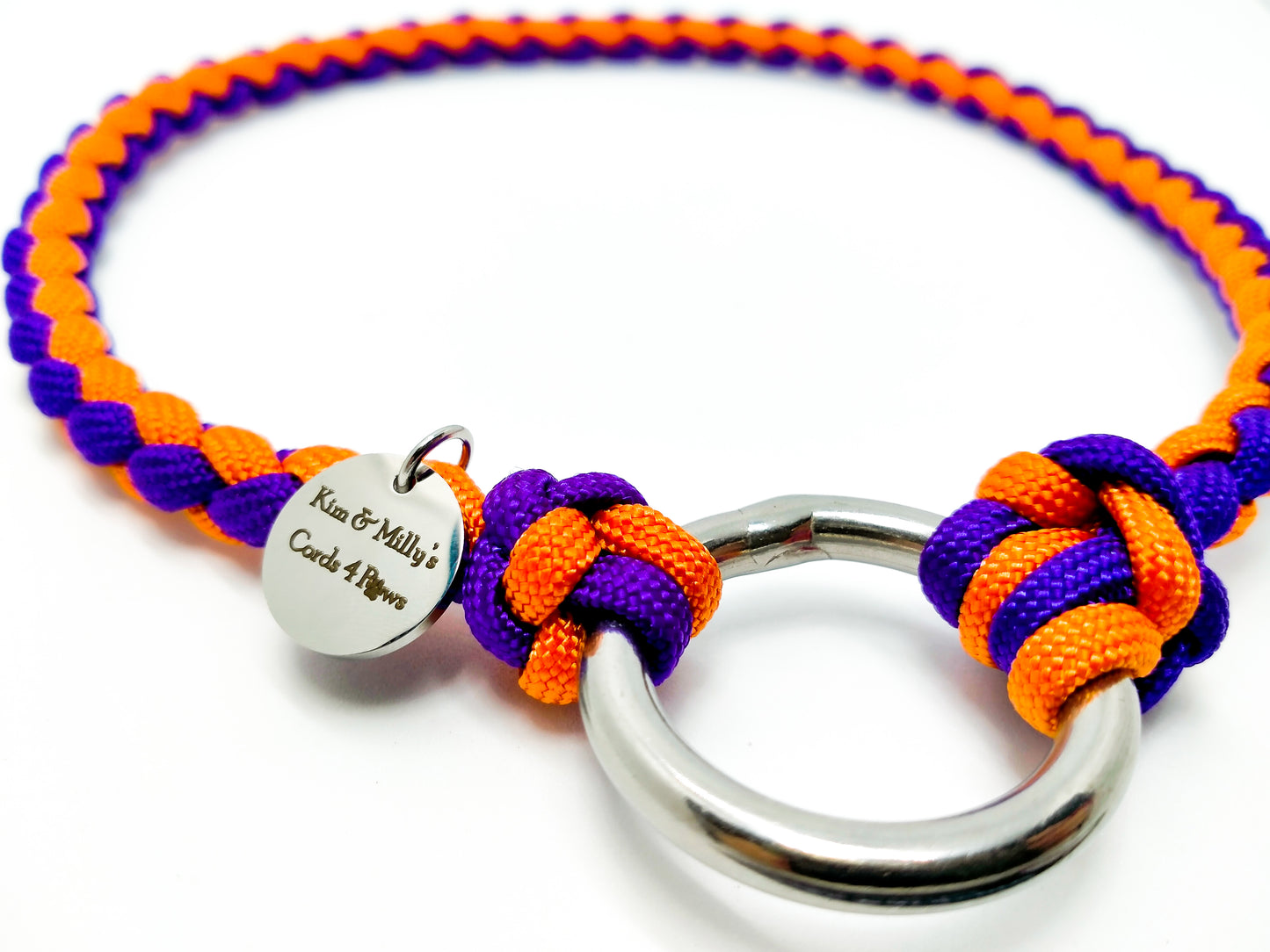 ID Collar / House Collar Kim & Milly's Cords 4 Paws Paracord Handmade Dog Accessories Customizable Made in Germany Shipping worldwide