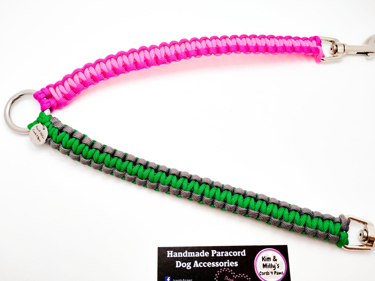 Dual Lead Attachment - "Cobra" cords4paws Paracord Handmade Dog Accessories Customizable Made in Germany Shipping worldwide