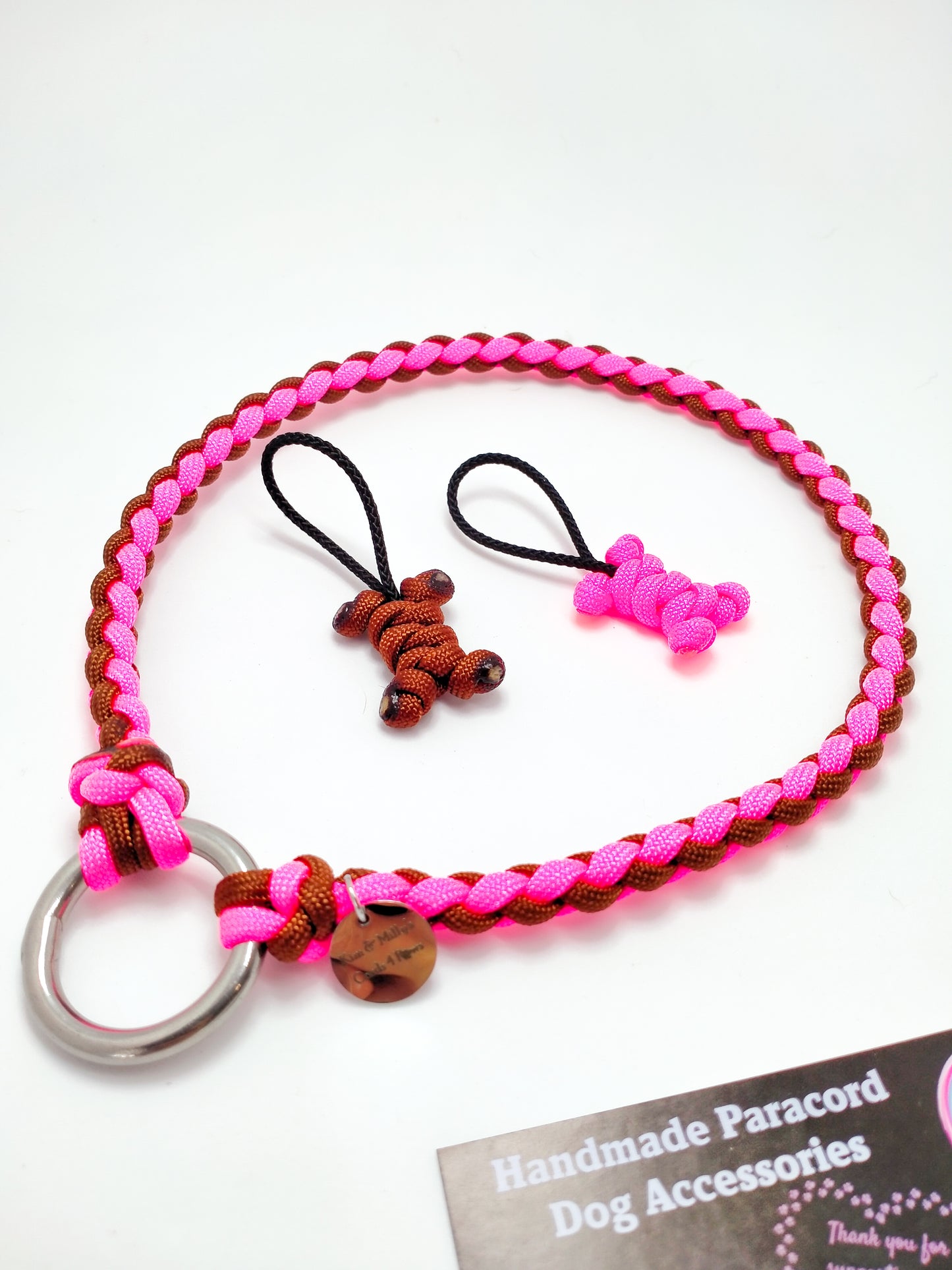 ID Collar / House Collar Kim & Milly's Cords 4 Paws Paracord Handmade Dog Accessories Customizable Made in Germany Shipping worldwide