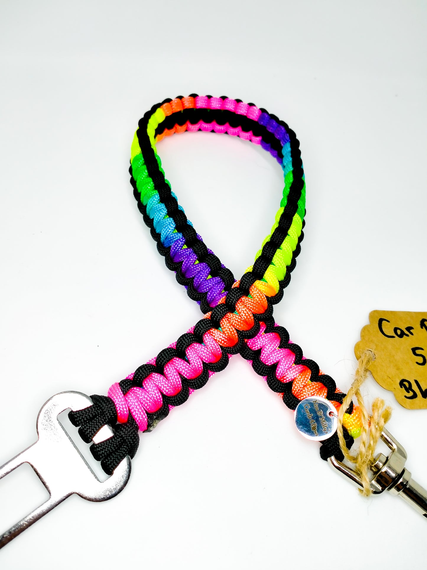 Pet Seat Belt - "Cobra" cords4paws Paracord Handmade Dog Accessories Customizable Made in Germany Shipping worldwide
