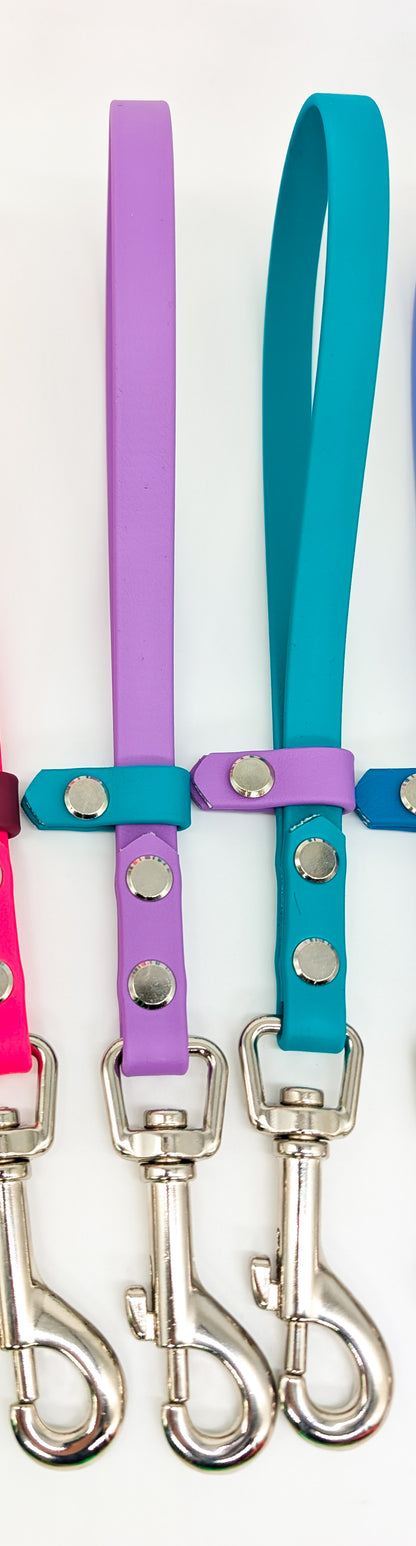 3-in-1 BioThane® Multi-Use Kurzführer & Schleppleinenhalter