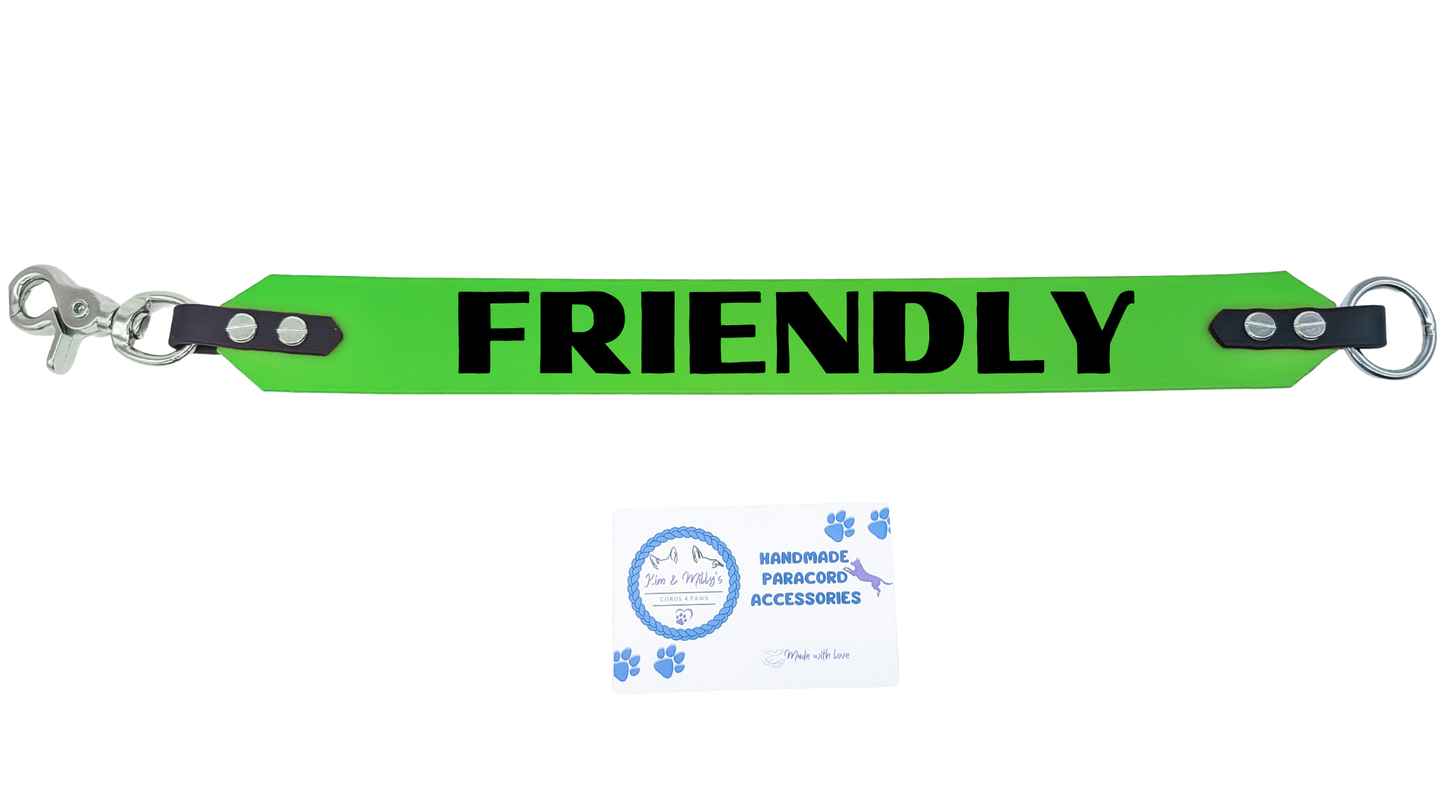 LettingYouKnow® – Leinen-Hinweisband