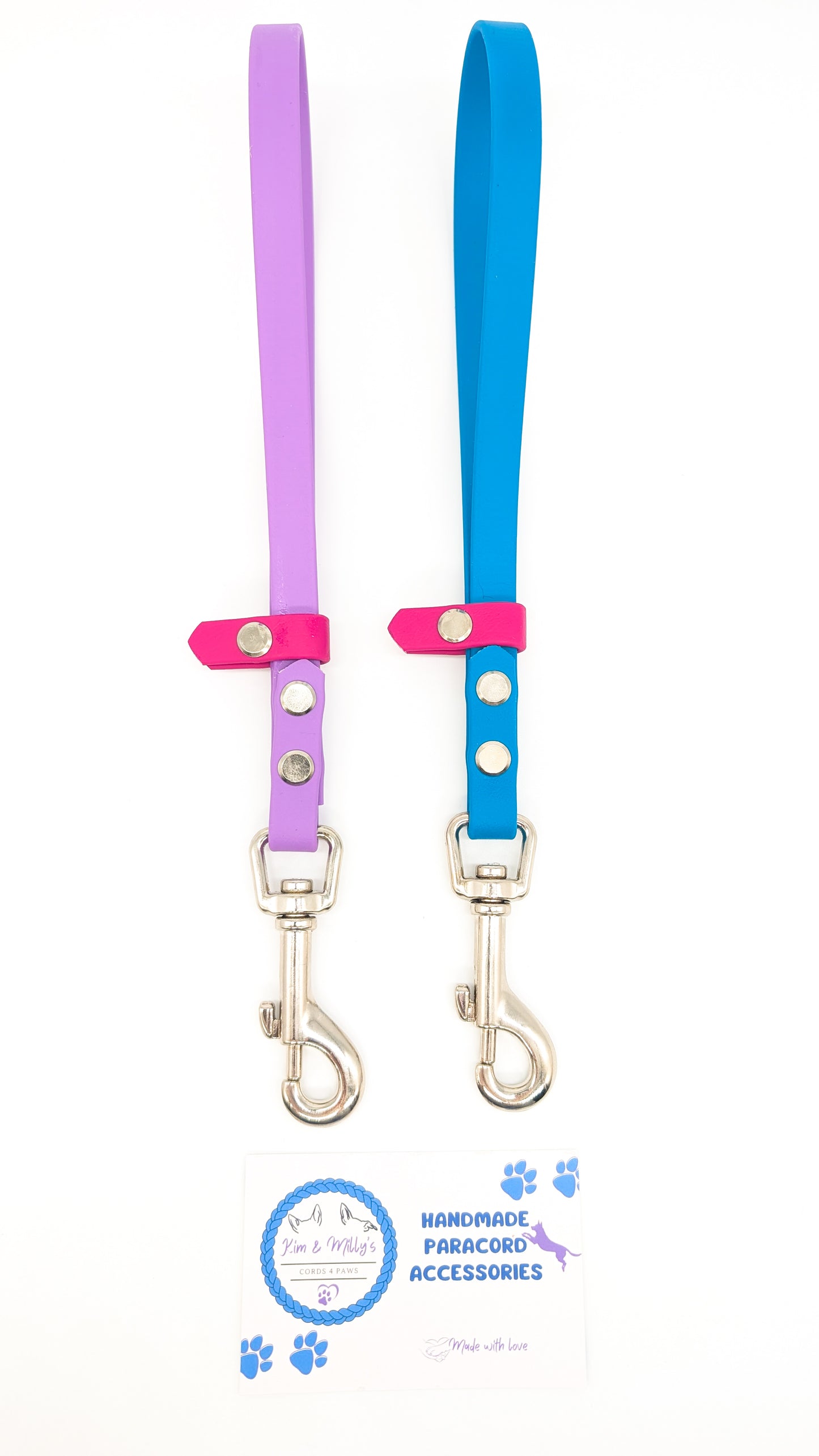 3-in-1 BioThane® Multi-Use Kurzführer & Schleppleinenhalter