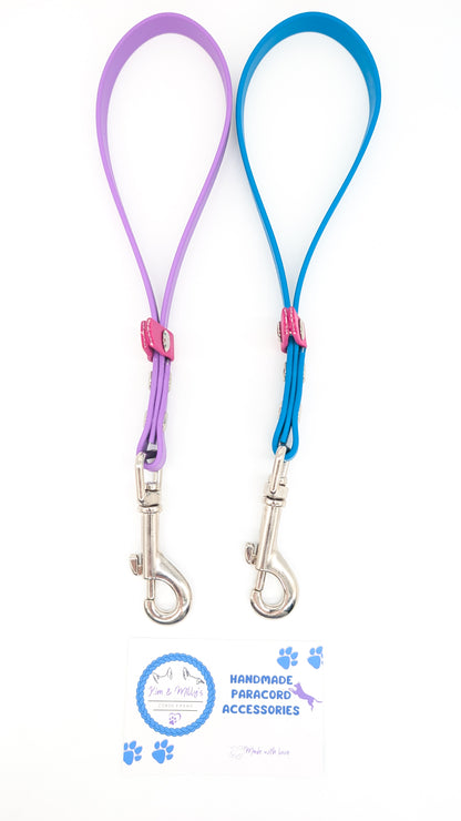 3-in-1 BioThane® Multi-Use Kurzführer & Schleppleinenhalter