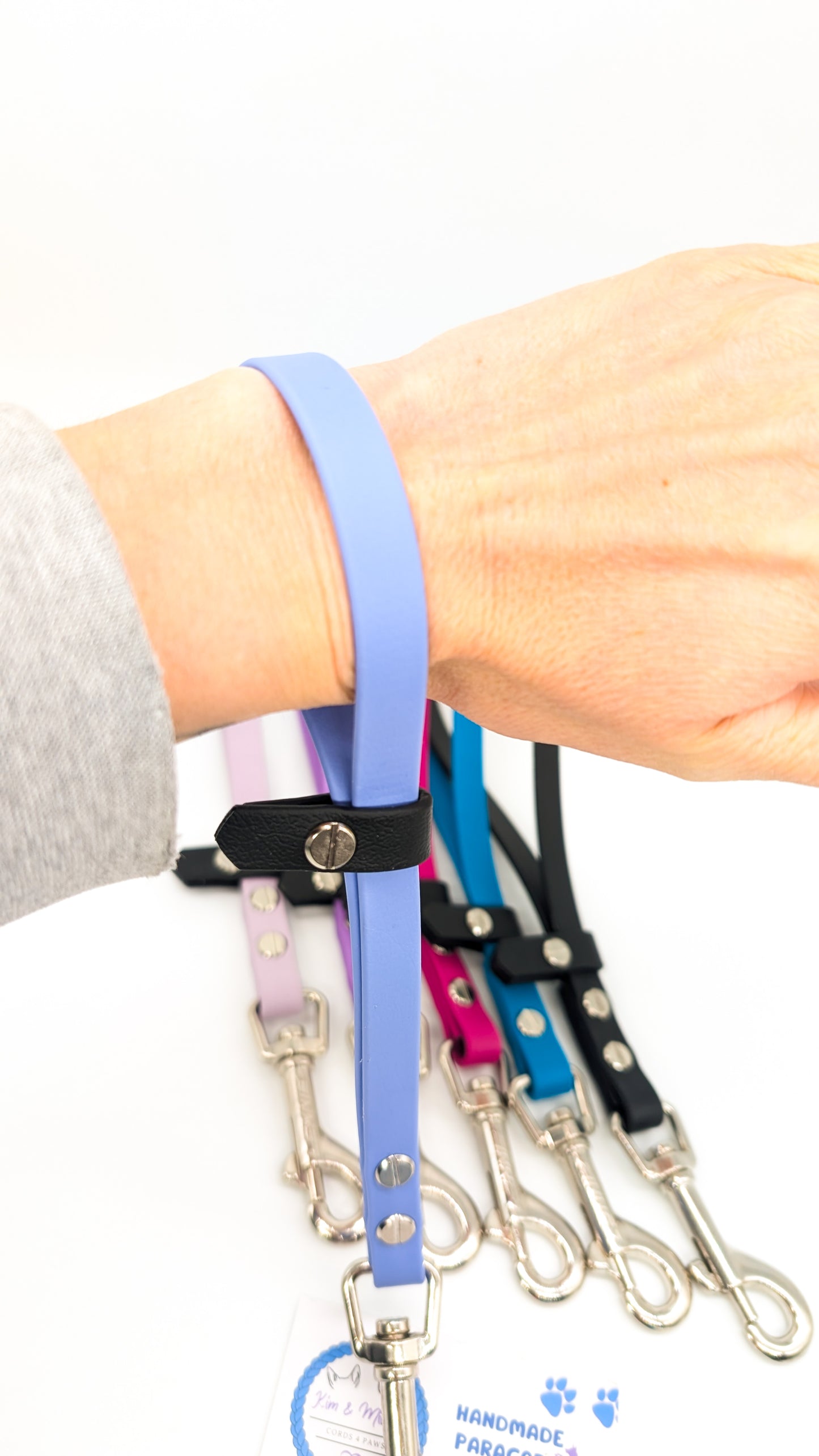 3-in-1 BioThane® Multi-Use Kurzführer & Schleppleinenhalter