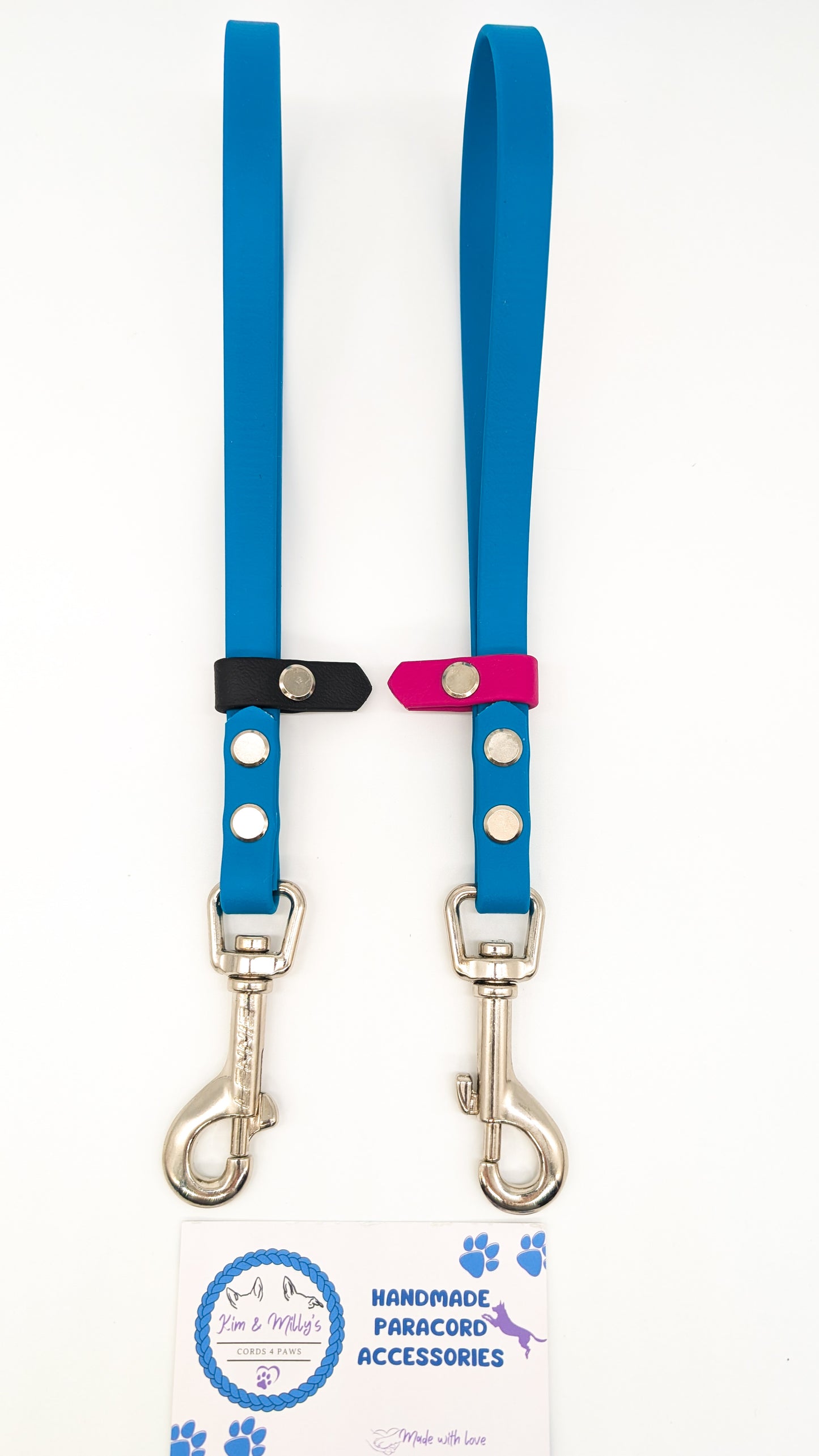 3-in-1 BioThane® Multi-Use Kurzführer & Schleppleinenhalter