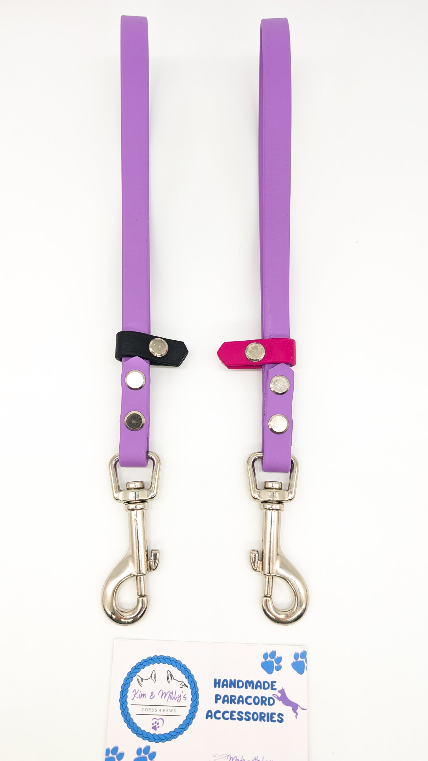 3-in-1 BioThane® Multi-Use Kurzführer & Schleppleinenhalter