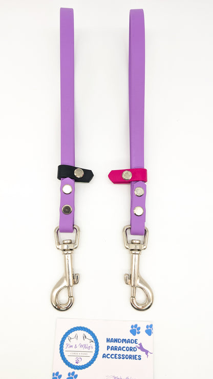 3-in-1 BioThane® Multi-Use Kurzführer & Schleppleinenhalter