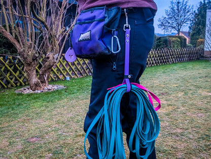 3-in-1 BioThane® Multi-Use Kurzführer & Schleppleinenhalter