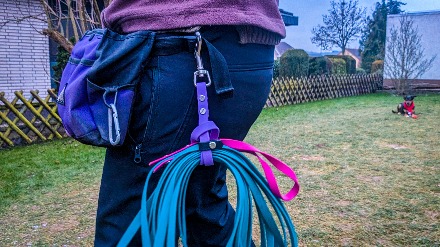 3-in-1 BioThane® Multi-Use Kurzführer & Schleppleinenhalter