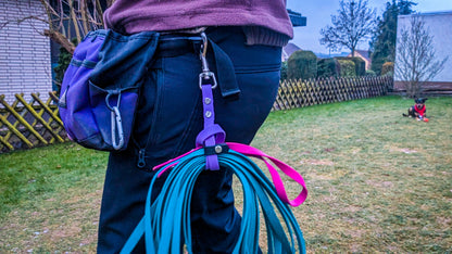 3-in-1 BioThane® Multi-Use Kurzführer & Schleppleinenhalter