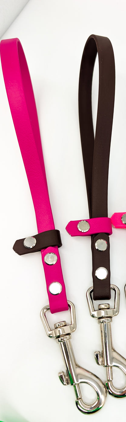 3-in-1 BioThane® Multi-Use Kurzführer & Schleppleinenhalter