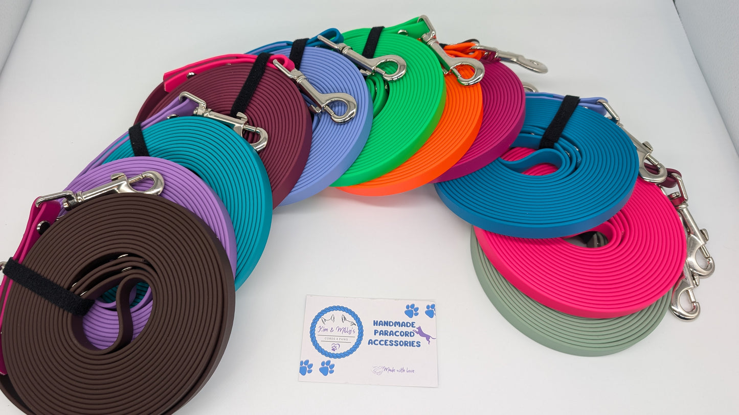 Vorgefertigter Artikel: 5m BioThane Schleppleine (2 Farbig)