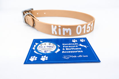 HomeSafe – personalisiertes BioThane® Halsband