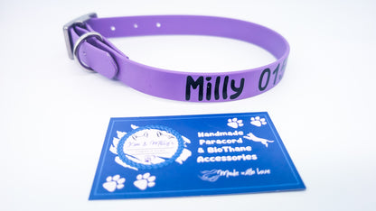 HomeSafe – personalisiertes BioThane® Halsband