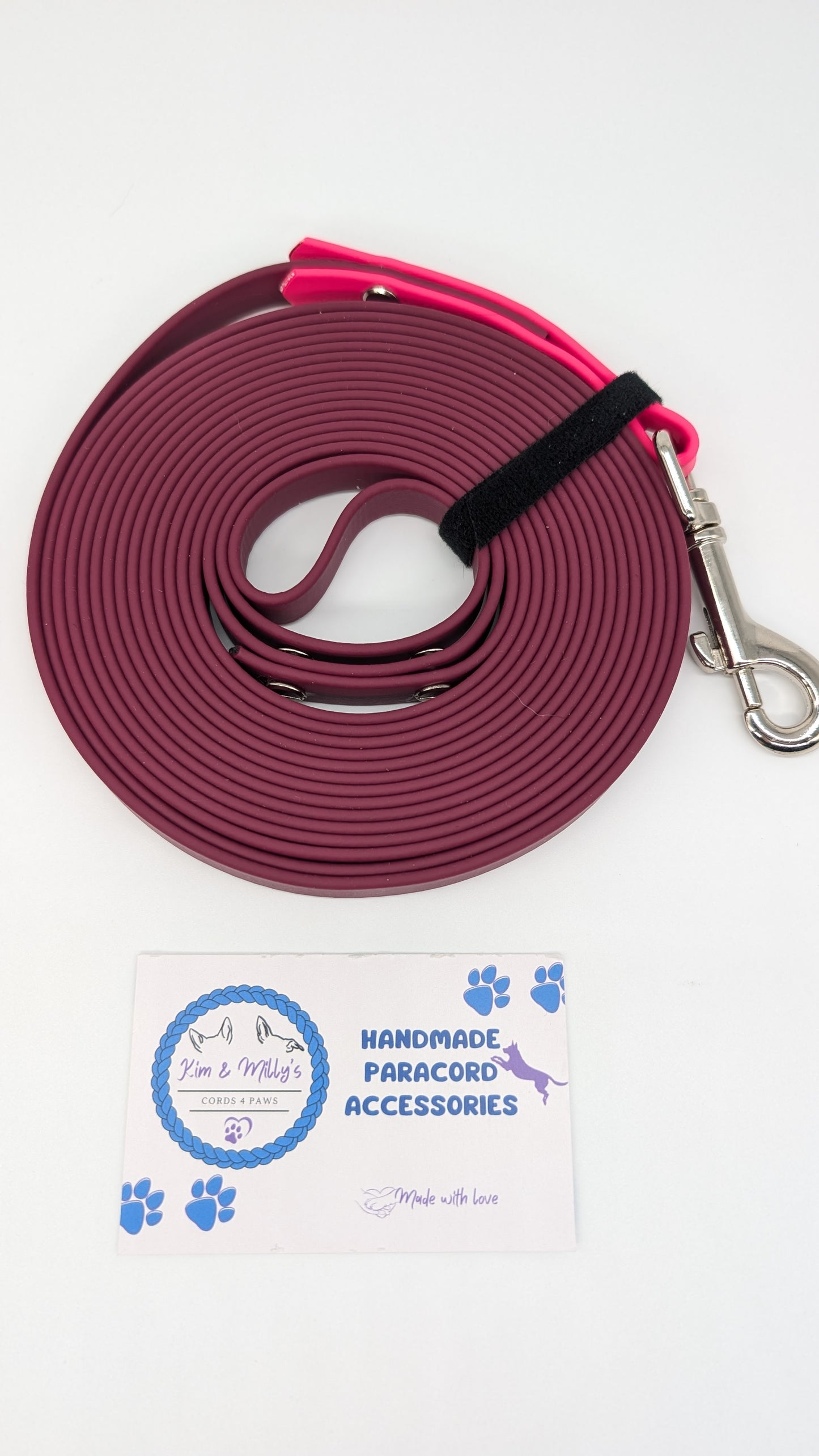 Vorgefertigter Artikel: 5m BioThane Schleppleine (2 Farbig)